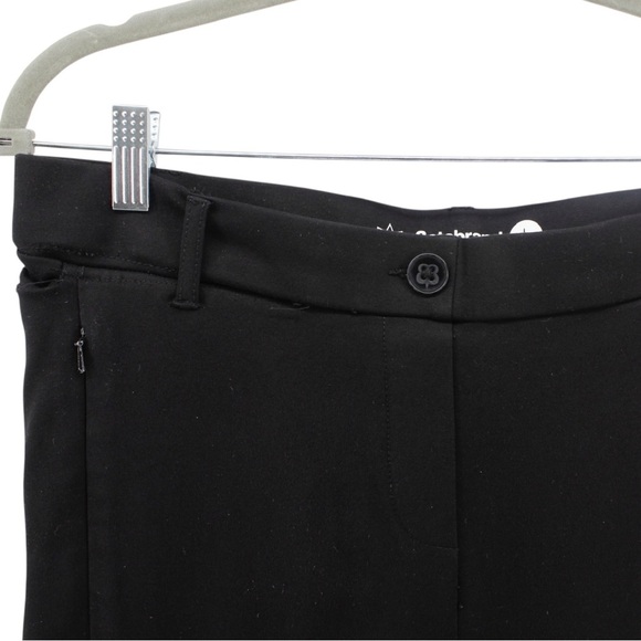 Betabrand Pull on Stretch Work Yoga Pants Straight Leg Black Size LP - Picture 3 of 10